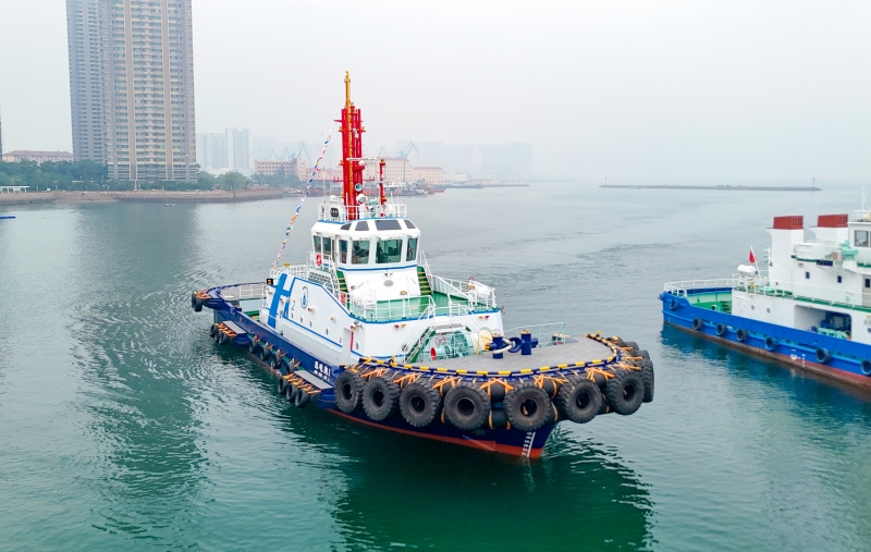 Shandong : mise en service du premier remorqueur électricité-hydrogène de Chine à Qingdao