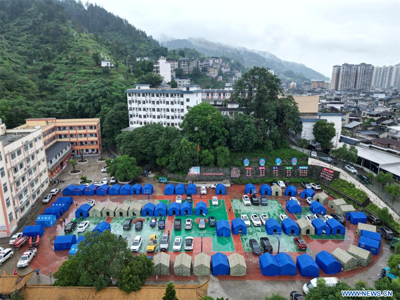 Evacuation et réinstallation organisées dans un district du sud-ouest de la Chine en alerte maximale aux inondations