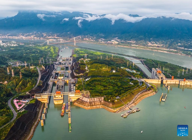 Le débit de fret via le barrage des Trois Gorges a atteint 83 millions de tonnes au premier semestre 2025