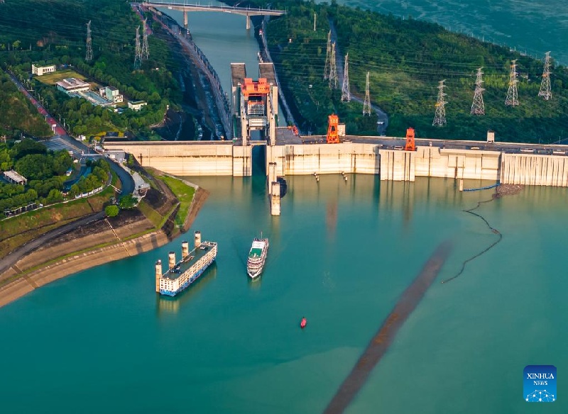 Le débit de fret via le barrage des Trois Gorges a atteint 83 millions de tonnes au premier semestre 2025