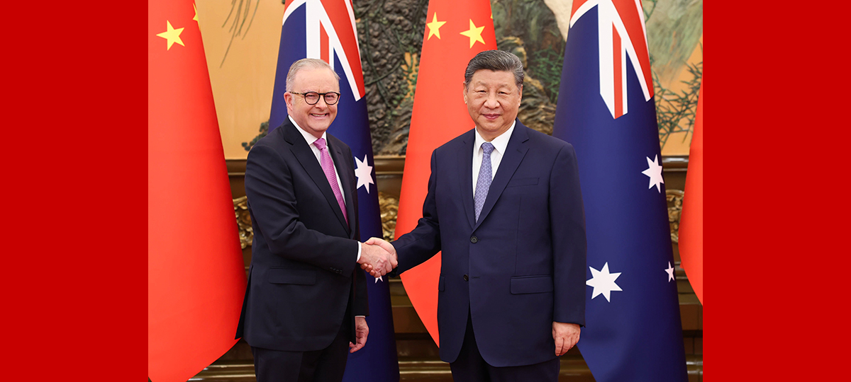 Xi Jinping rencontre le Premier ministre australien à Beijing