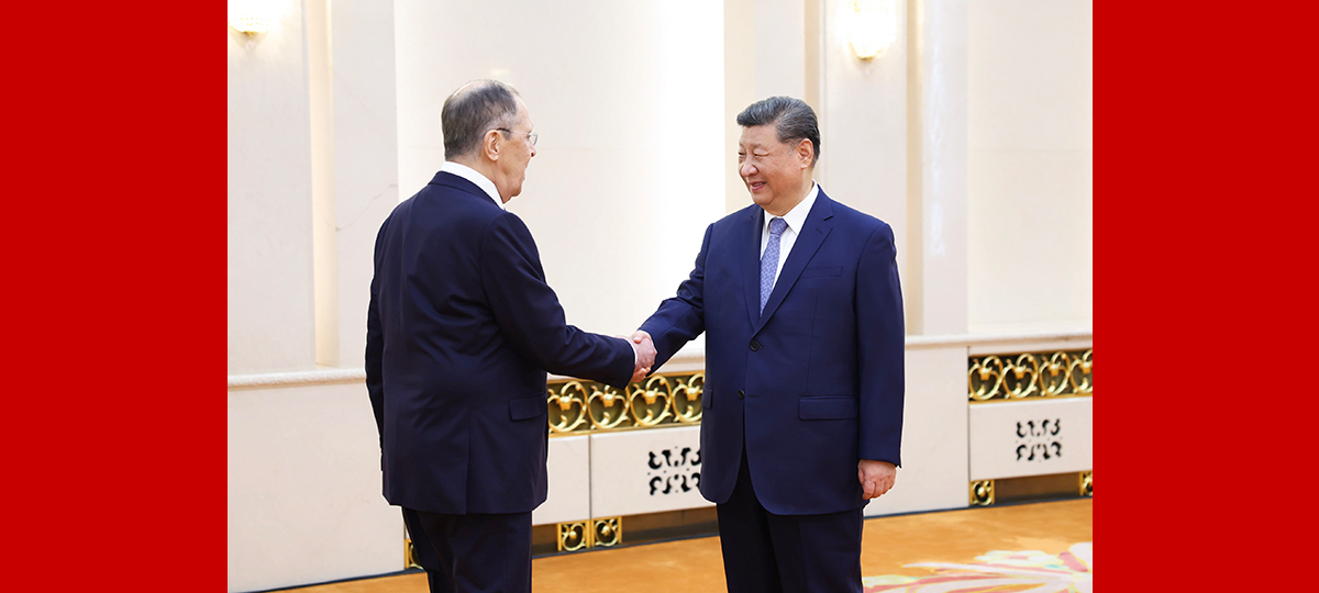 Xi Jinping rencontre le ministre russe des Affaires étrangères