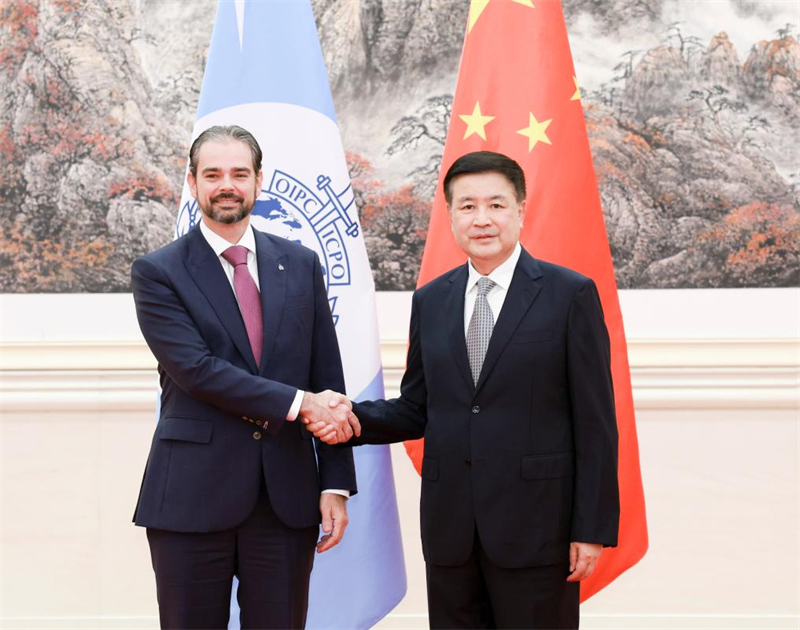 Le chef de la police chinoise rencontre le secrétaire général d'Interpol