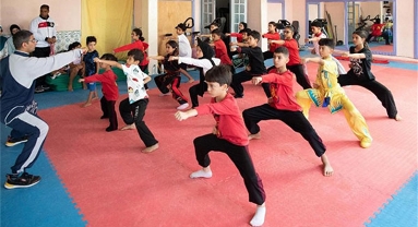 En visite dans une école de kung-fu en Tunisie