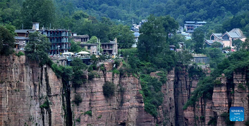 Henan : le site touristique de Wanxianshan à Huixian