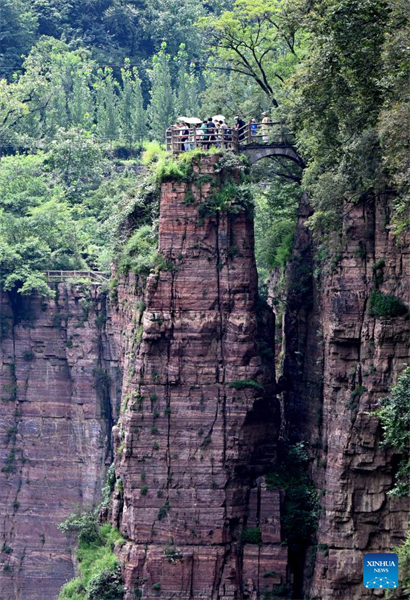 Henan : le site touristique de Wanxianshan à Huixian