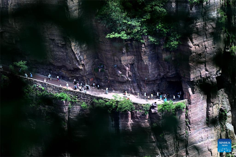 Henan : le site touristique de Wanxianshan à Huixian