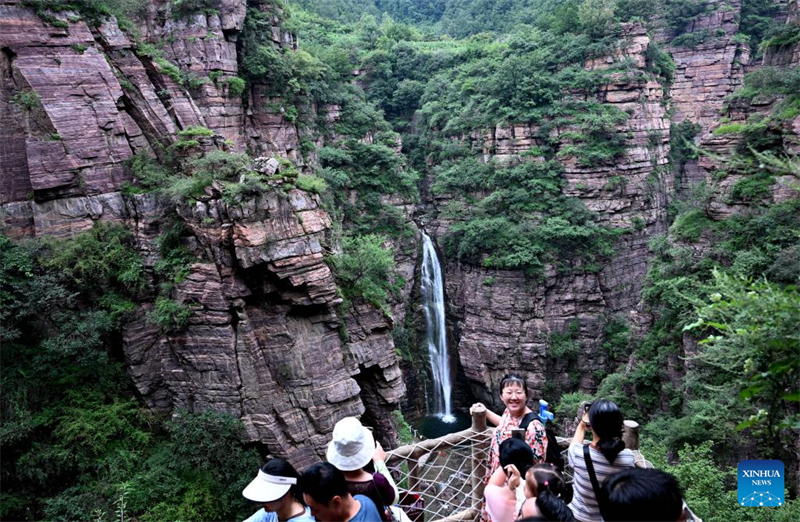 Henan : le site touristique de Wanxianshan à Huixian