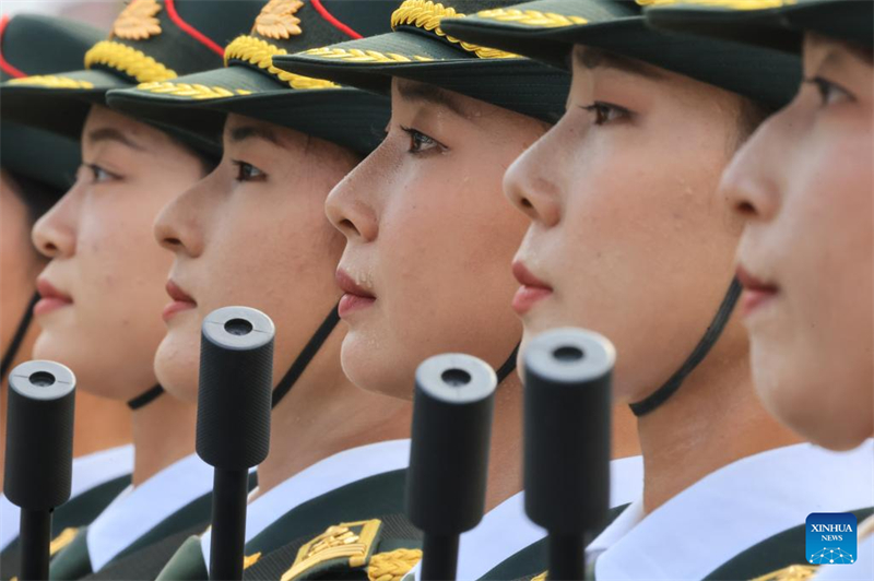 Beijing : les préparations du prochain défilé militaire du Jour de la victoire battent leur plein
