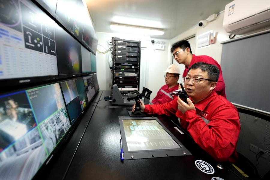 Le nouveau véhicule d'exploration en eaux profondes chinois Haiqin termine une mission en mer de Chine méridionale
