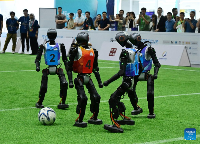 Shandong : début du tournoi sur invitation Asie-Pacifique de la Coupe du monde des robots 2025 à Qingdao