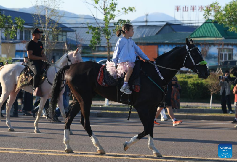Xinjiang : histoire en images d'un dresseur de chevaux