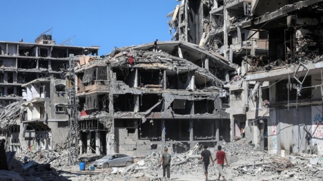 Gaza : dégâts causés par des frappes israéliennes