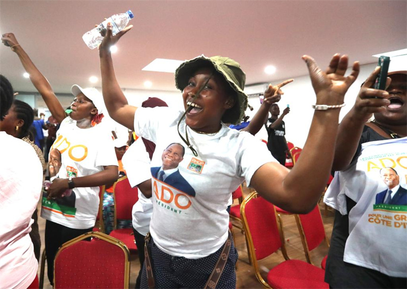 Côte d'Ivoire : Alassane Ouattara réélu avec 89,77% des voix au premier tour de la présidentielle