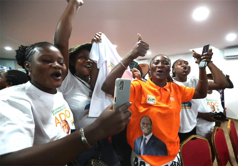 Côte d'Ivoire : Alassane Ouattara réélu avec 89,77% des voix au premier tour de la présidentielle