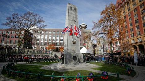 Canada : Jour du Souvenir à Vancouver