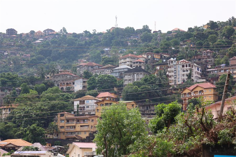 Sierra Leone : vue de la ville de Freetown