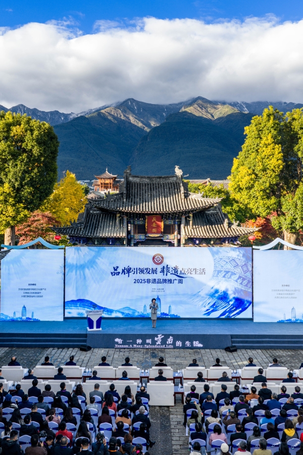 Yunnan : ouverture de la semaine de promotion des marques du patrimoine culturel immatériel à Dali