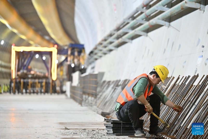 Le tunnel Jingu-Haihe de la ligne à grande vitesse Tianjin-Weifang a été percé avec succès