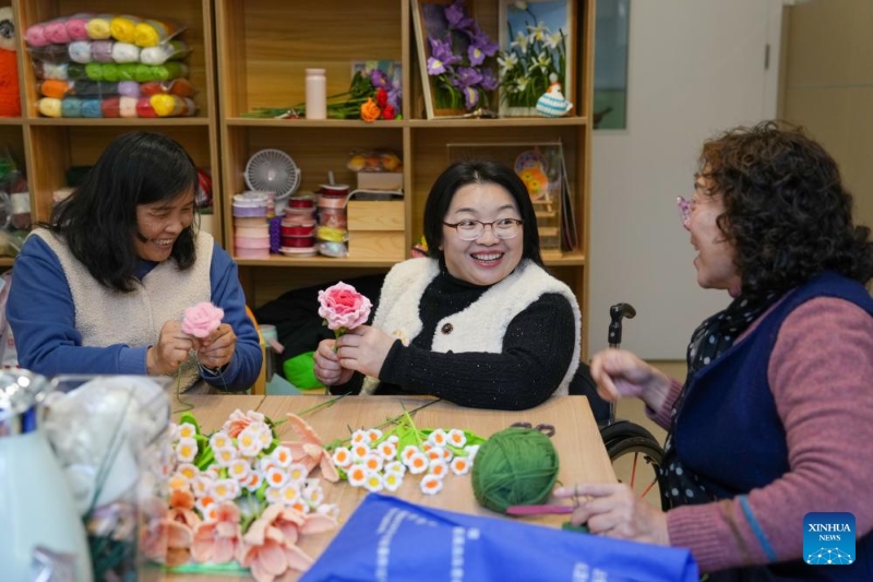 Jiangsu : une guide en fauteuil roulant aide les personnes handicapées à Nanjing