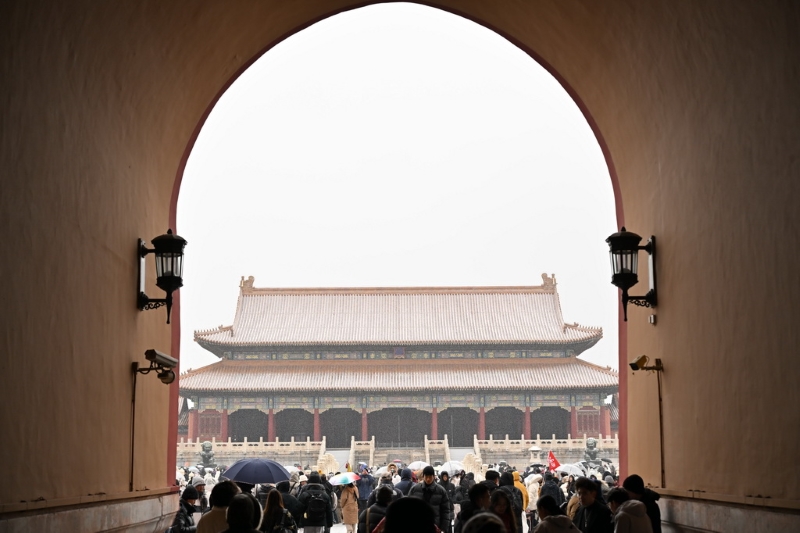 De fortes chutes de neige sur Beijing
