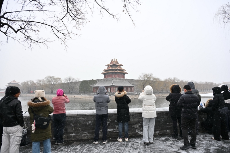 De fortes chutes de neige sur Beijing