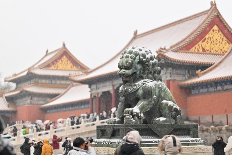 De fortes chutes de neige sur Beijing