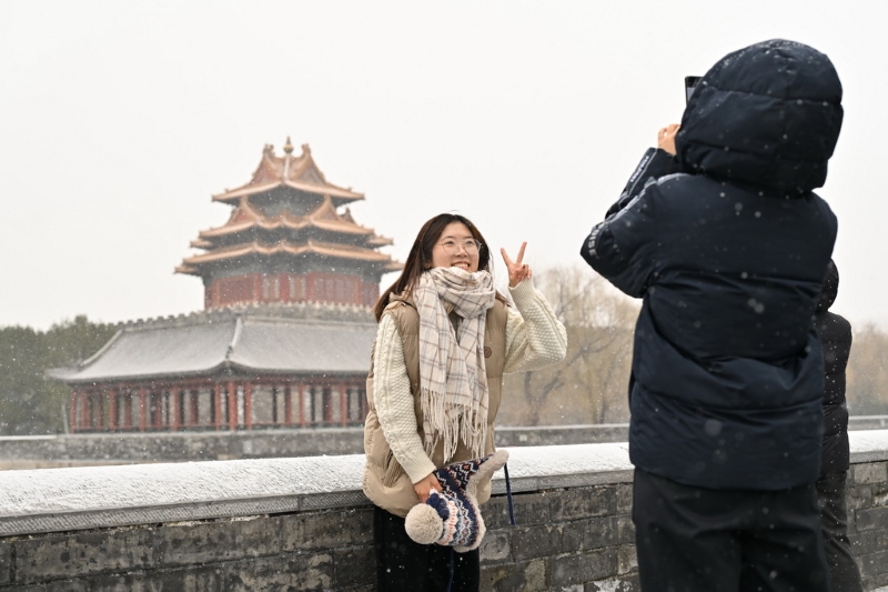 De fortes chutes de neige sur Beijing