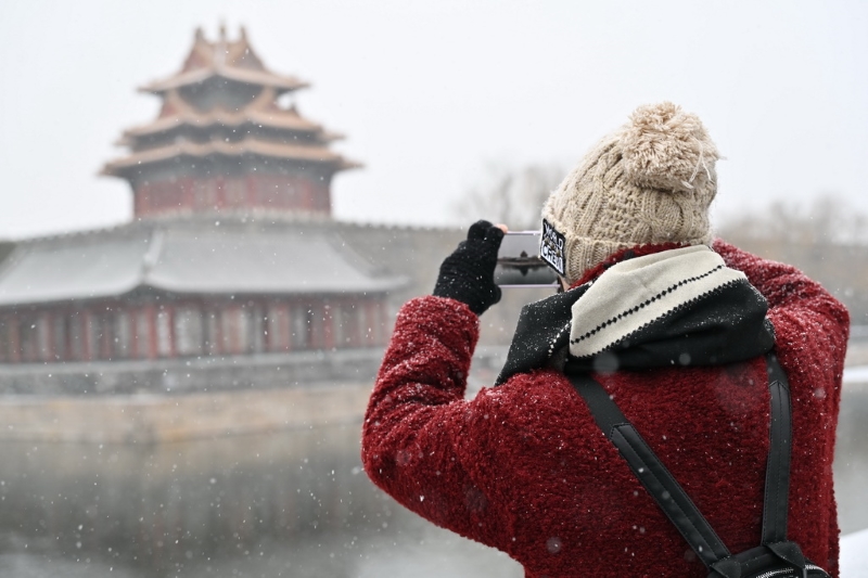 De fortes chutes de neige sur Beijing