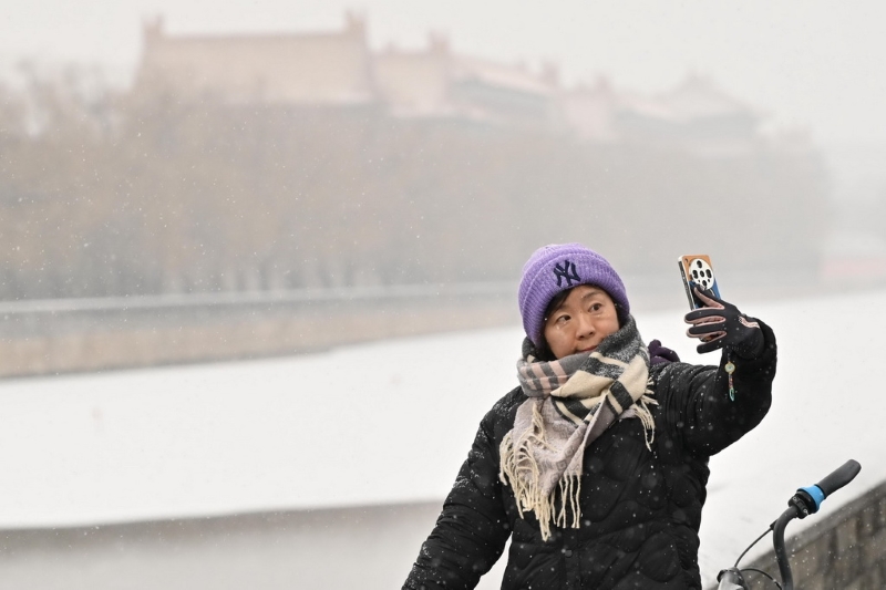 De fortes chutes de neige sur Beijing