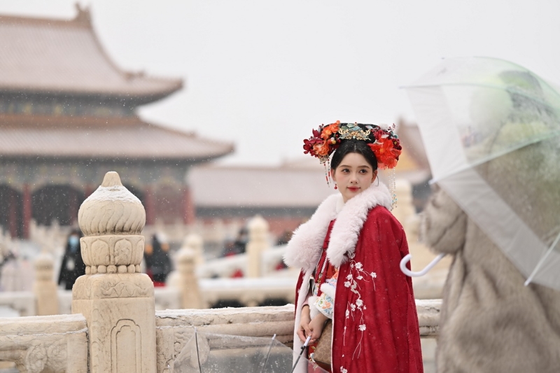 De fortes chutes de neige sur Beijing