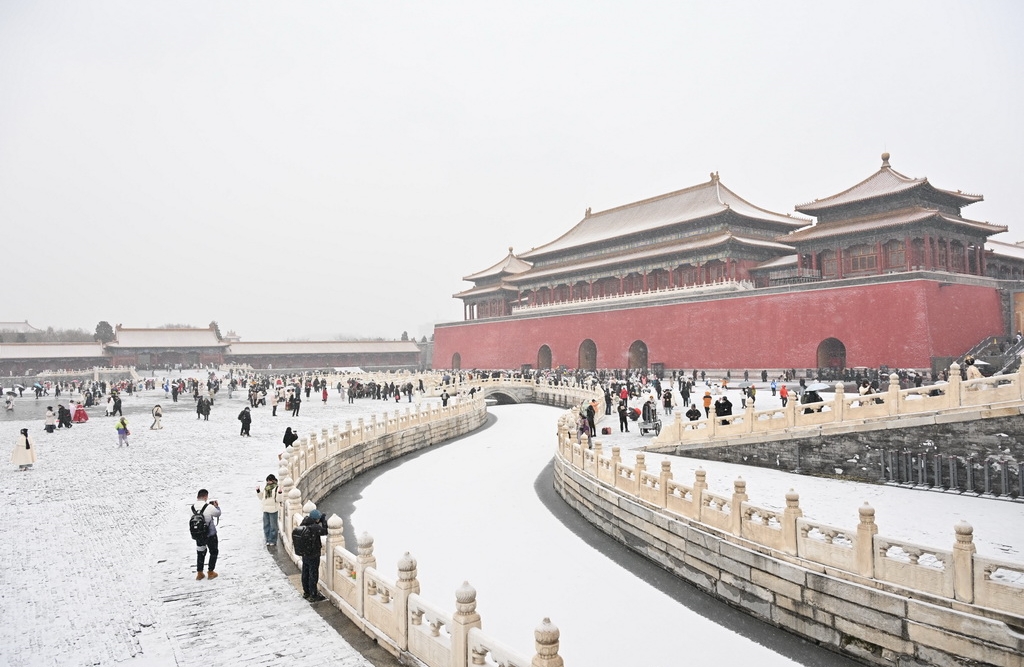 De fortes chutes de neige sur Beijing