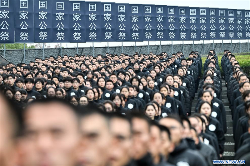 La Chine organise une commémoration nationale pour rendre hommage aux victimes du massacre de Nanjing et appeler au souvenir de l'histoire