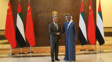 Communiqué de presse conjoint publié à l'issue de la rencontre entre les chefs des diplomaties chinoise et émiratie