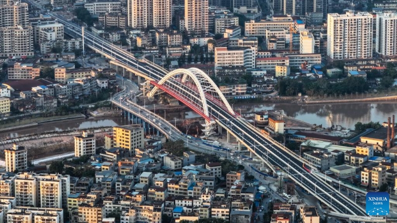 Guangxi : la construction du canal de Pinglu montre des progrès remarquables