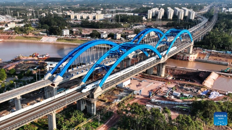 Guangxi : la construction du canal de Pinglu montre des progrès remarquables