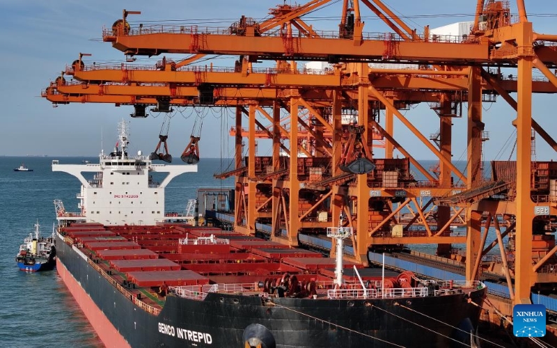 Hebei :  le trafic de marchandises au port de Tangshan a progressé de 2,53% d'une année sur l'autre