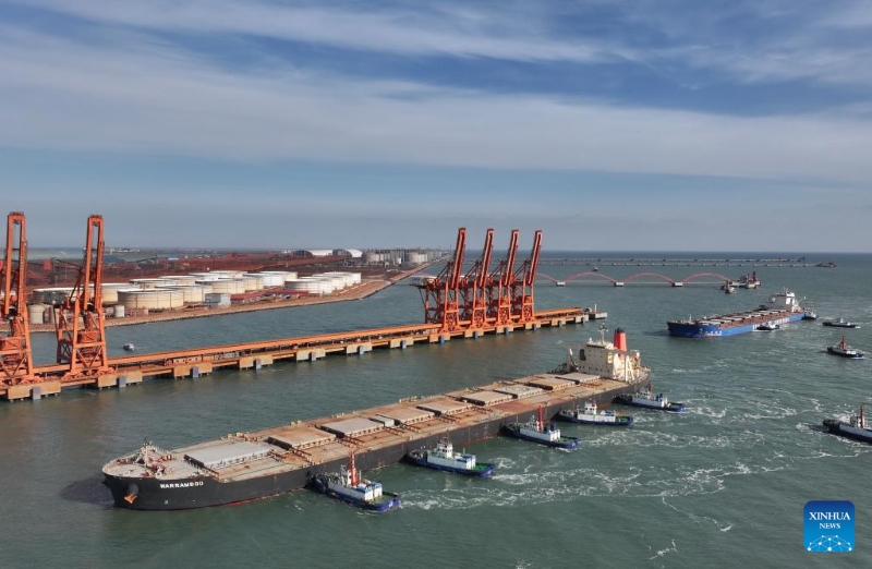 Hebei :  le trafic de marchandises au port de Tangshan a progressé de 2,53% d'une année sur l'autre