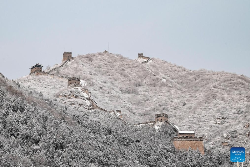 En photos : la Grande Muraille après les chutes de neige à Beijing
