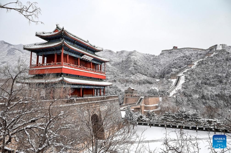 En photos : la Grande Muraille après les chutes de neige à Beijing