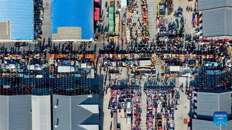 Ningxia : le marché de Jingui dans le comté de Helan