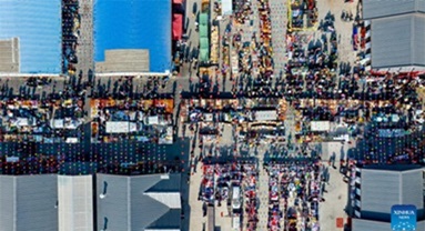 Ningxia : le marché de Jingui dans le comté de Helan