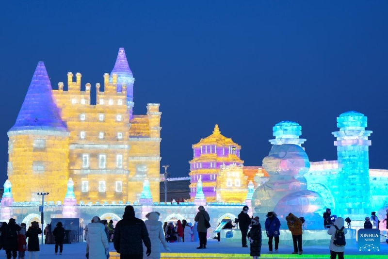 Heilongjiang : le Monde de Glace et de Neige de Harbin en photos