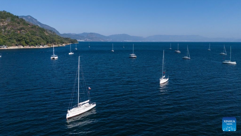 Yunnan : les paysages du lac Fuxian à Yuxi