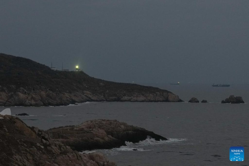 Zhejiang : le phare de Huaniao à Zhoushan en photos