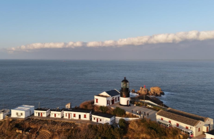 Zhejiang : le phare de Huaniao à Zhoushan en photos