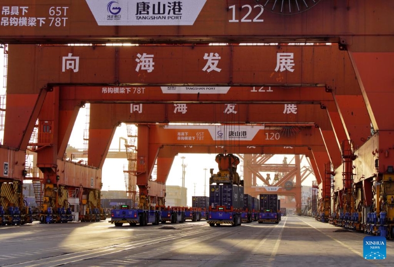 Hebei : le débit de marchandises du commerce extérieur du port de Tangshan affiche une croissance d'une année sur l'autre