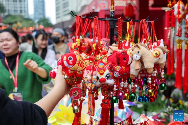 Guangdong : ouverture du marché aux fleurs de la Fête du Printemps 2026 à Shenzhen