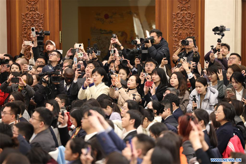 L'organe législatif national chinois organise une conférence de presse avant sa session annuelle