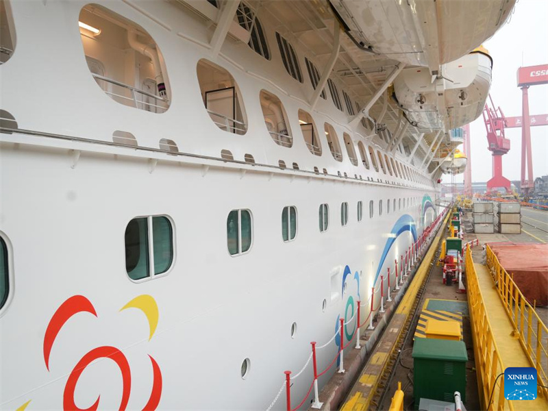 Shanghai : l'« Adora Flora City », deuxième grand navire de croisière chinois, sera livré d'ici la fin de l'année